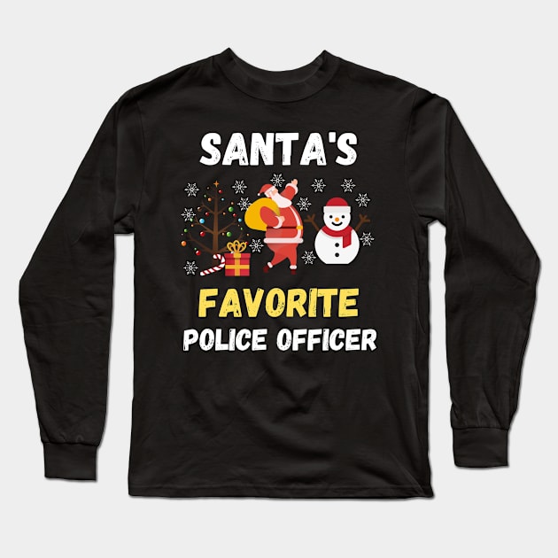 Police officer Long Sleeve T-Shirt by Mdath